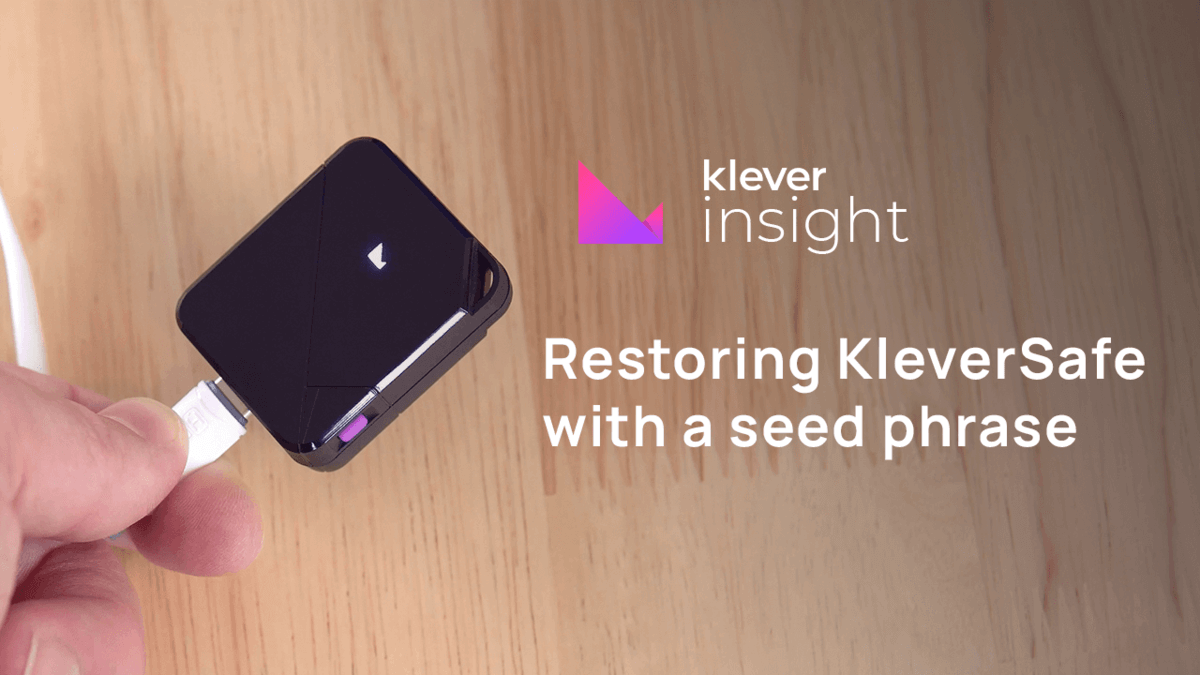 Restoring Klever Safe