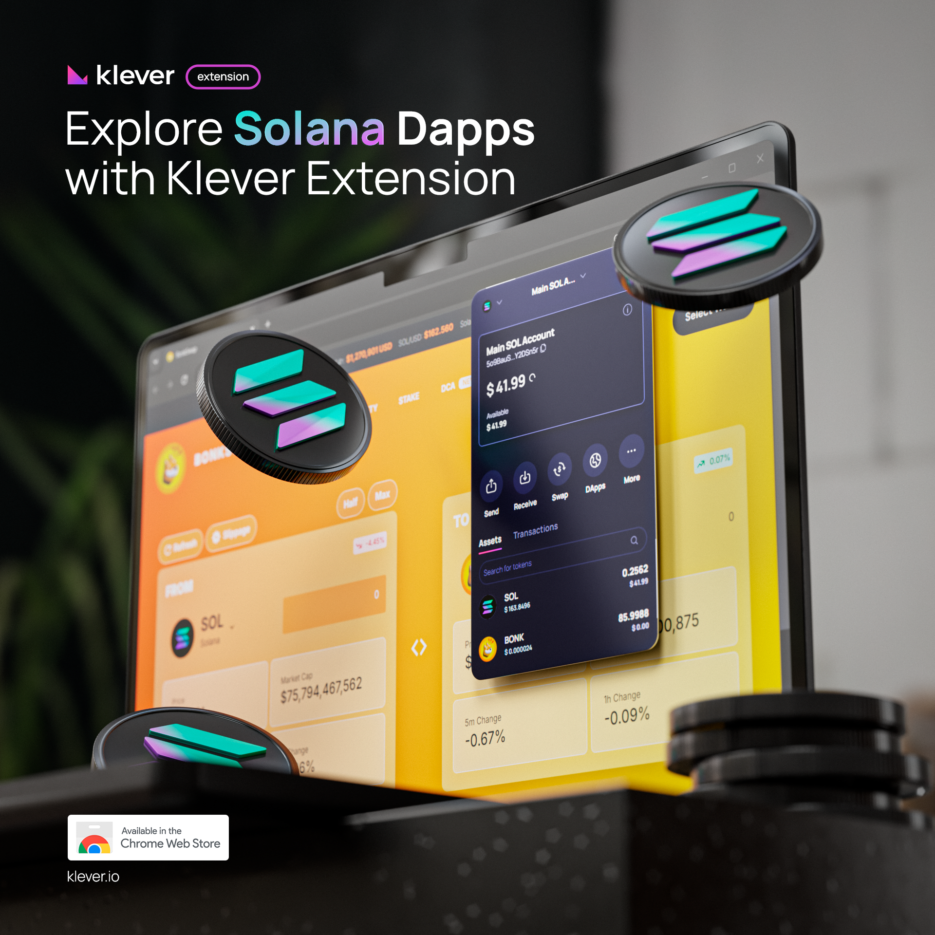 Explore Solana Dapps Extension