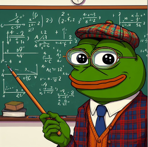 Pepe Meme Professor